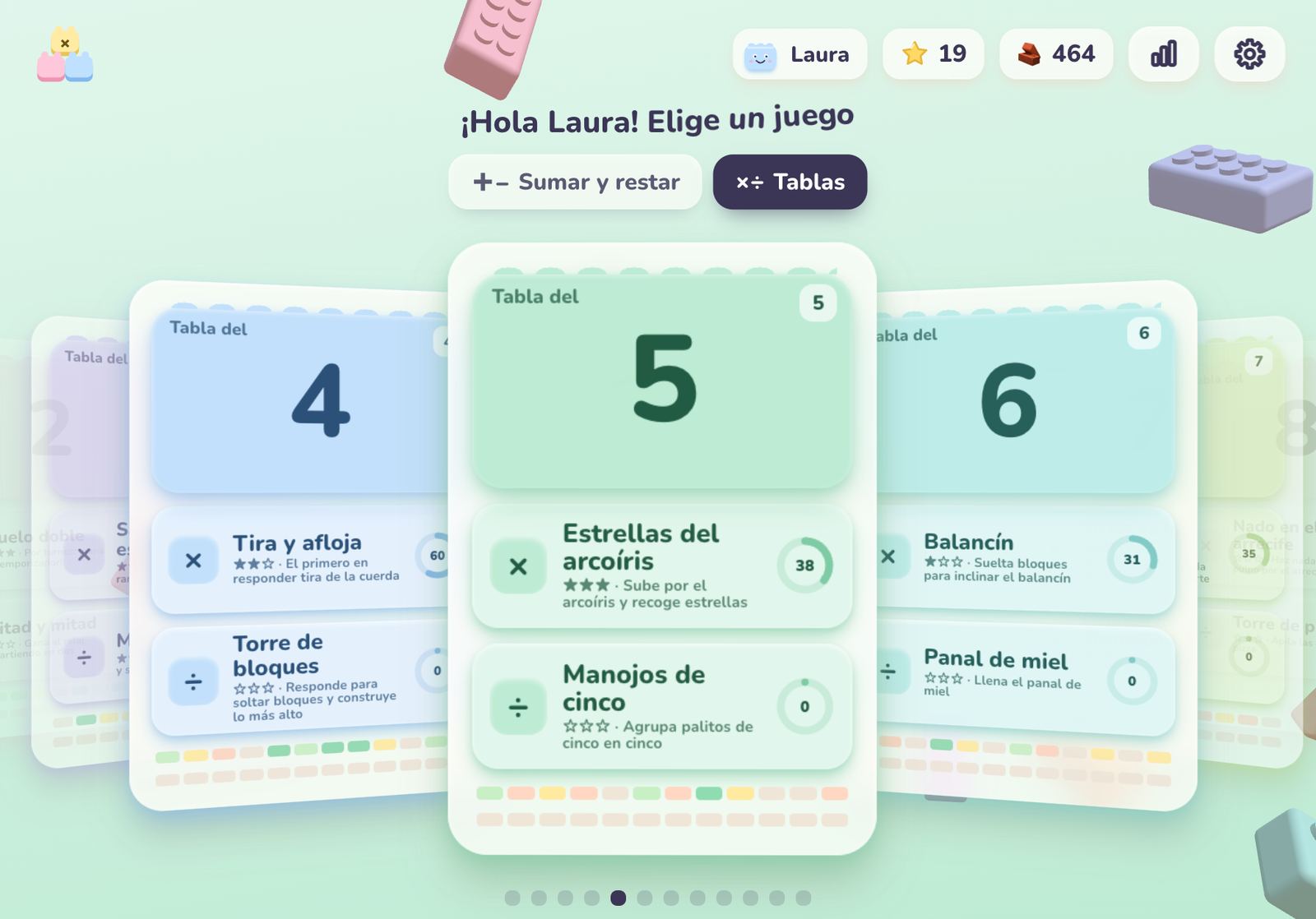 L.A.U.R.A. Math Quest op een iPad